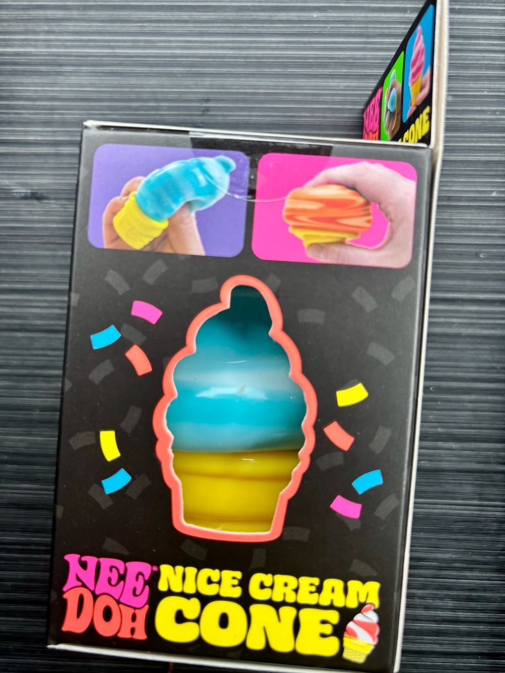 Kids NEEDOH NIce Cream Cone squeeze Toy - official  NIB
